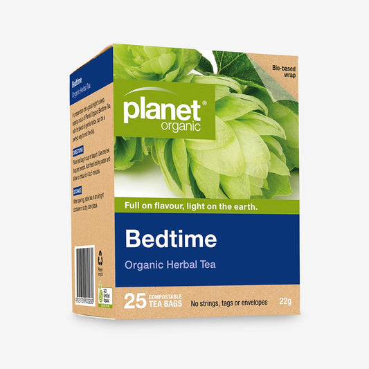 Planet Organic Bedtime Tea 25 Tea Bags - Certified Organic
