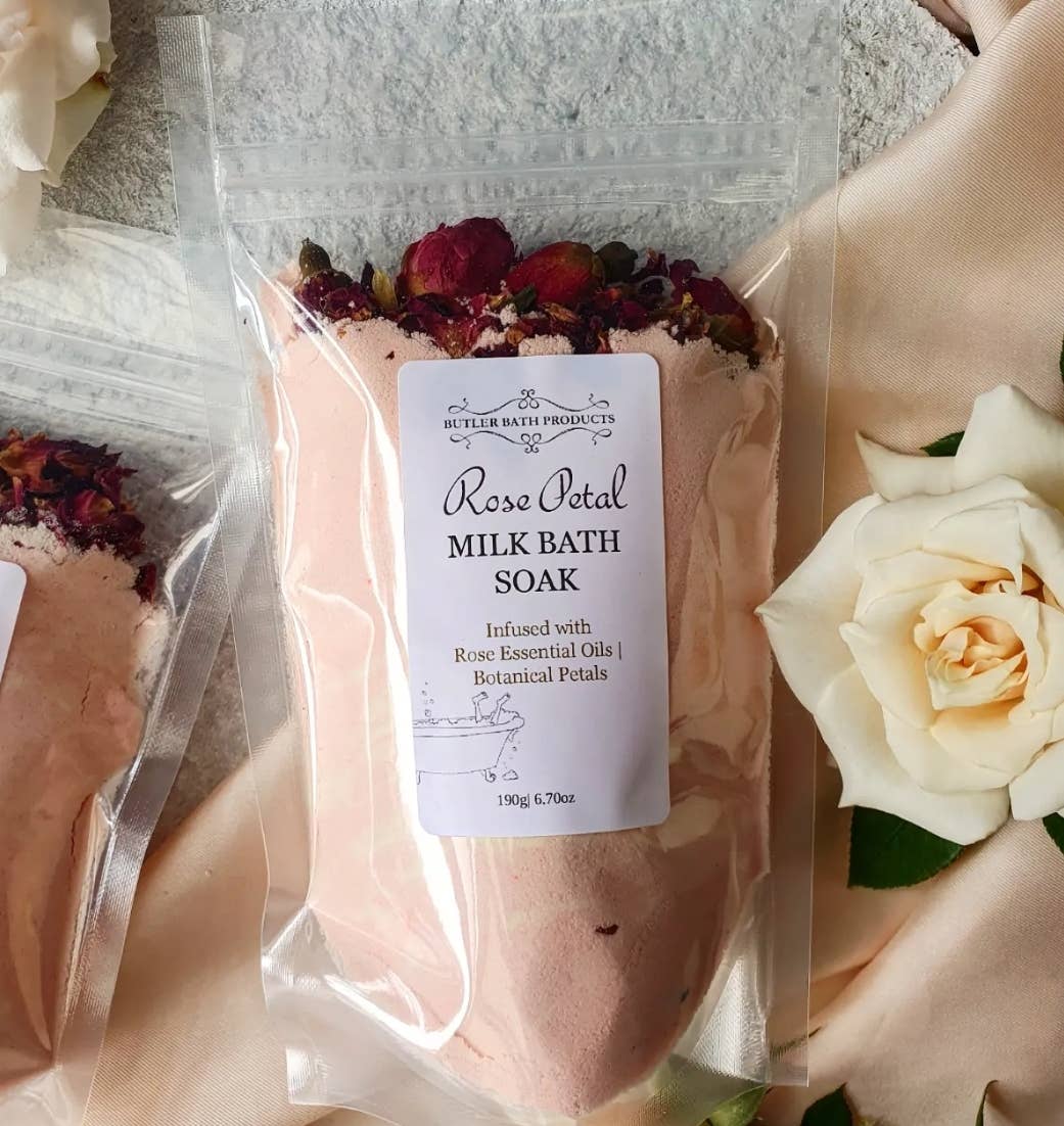 Milk Bath Rose petal 190g