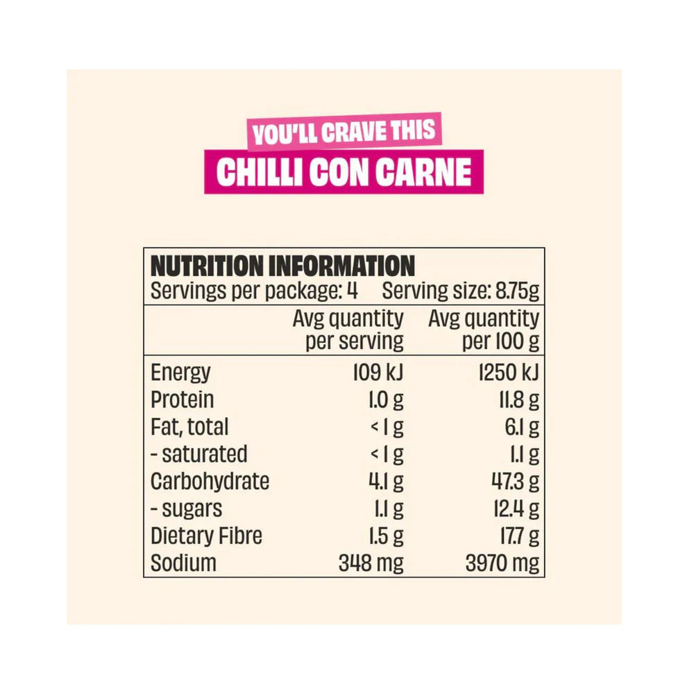 Mingle Natural Seasonings Chilli Con Carne 35g