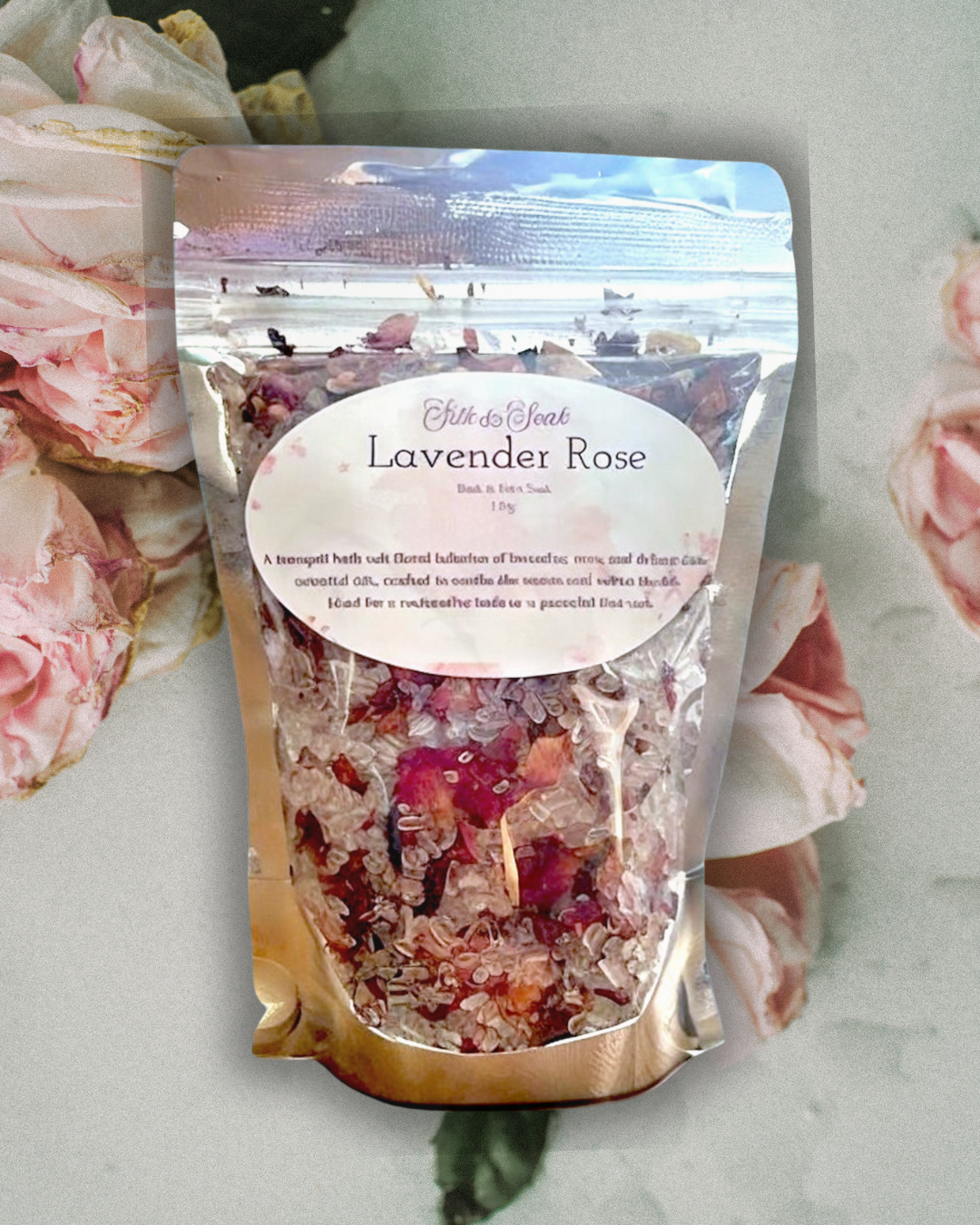 Silk & Soak – Lavender Rose Bath & Foot Soak 150g