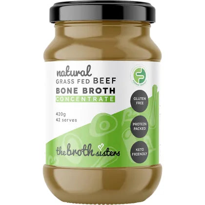 THE BROTH SISTERS Beef Bone Broth Concentrate Natural 420g