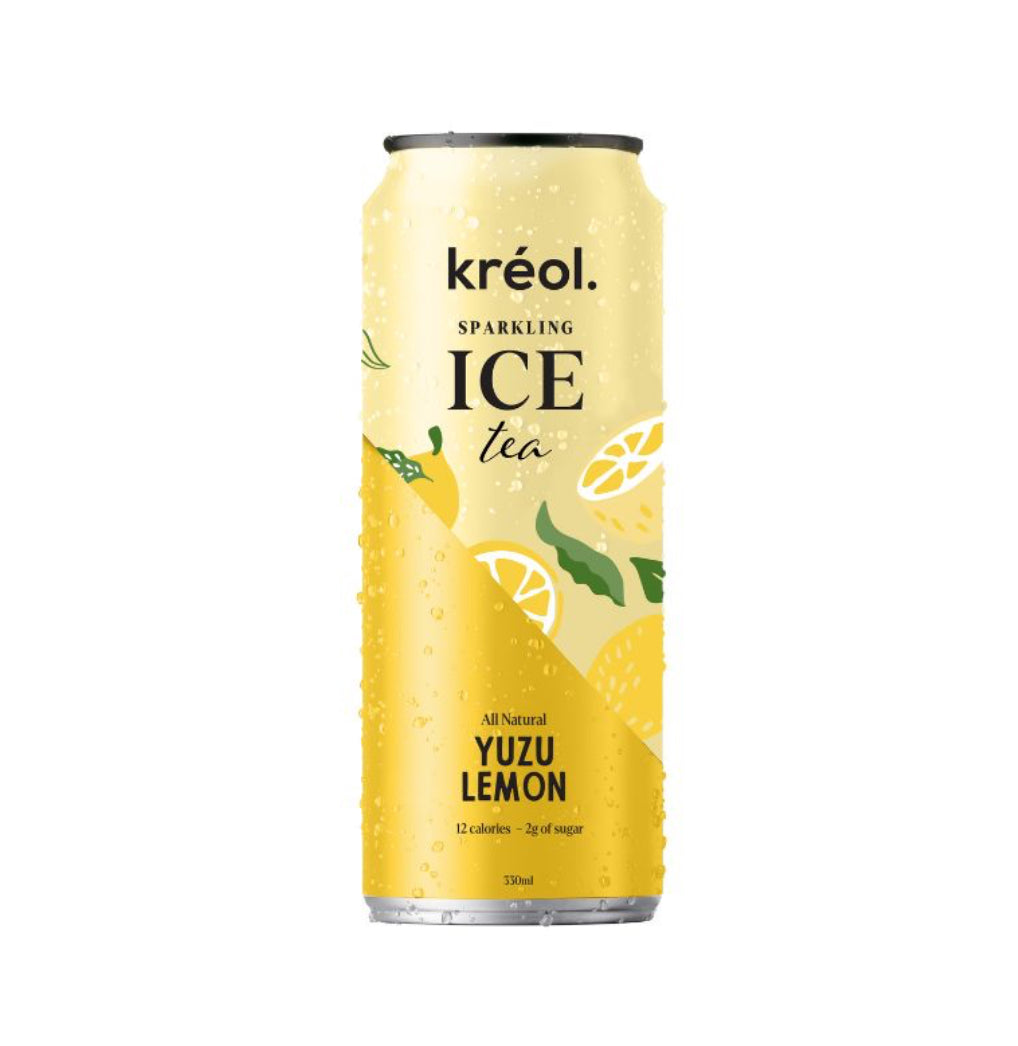 Kreol Sparkling Iced Tea Yuzu Lemon 330ml