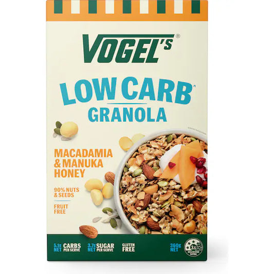 Vogel's Low Carb Granola Macadamia & Manuka Honey 360g