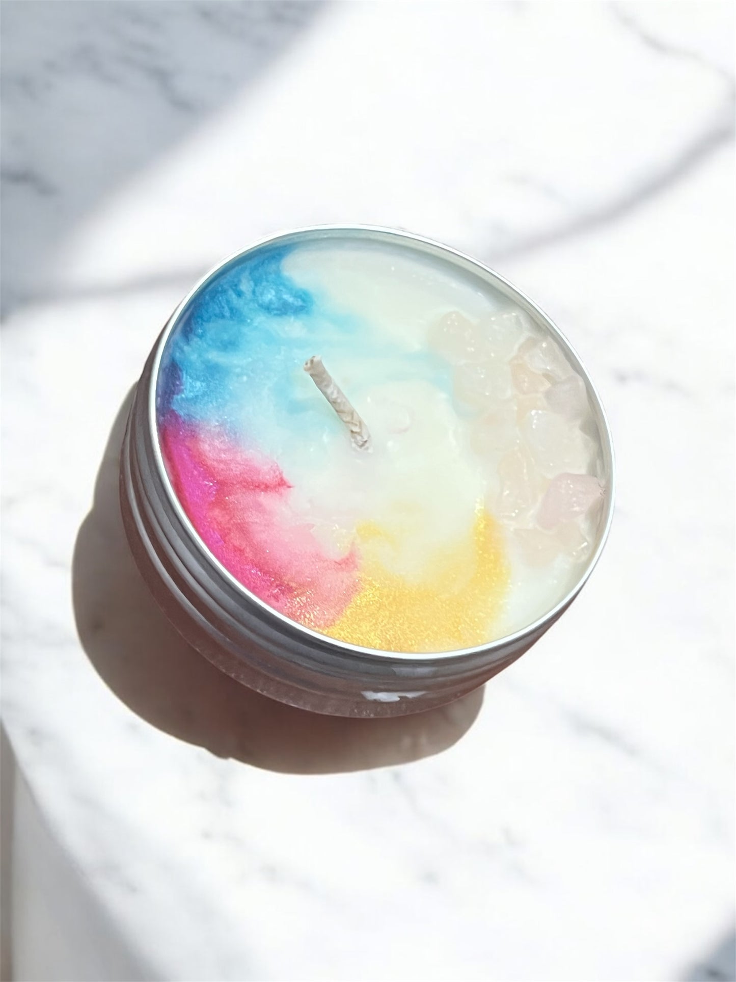 Woodwicks & Wildflowers " I Am " Coco - Soy Mini Tin Candle