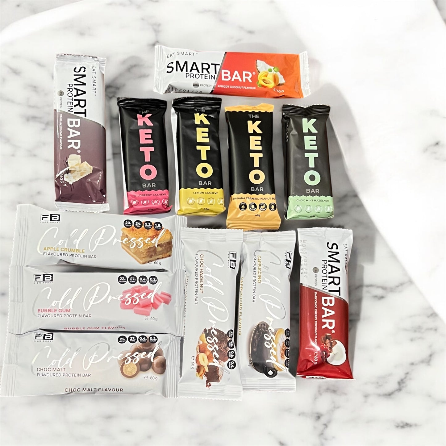 The Sugar Free Stack Box – 28 Low Carb Bars