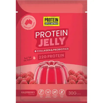 PROTEIN SUPPLIES AUSTRALIA Protein Jelly with Collagen Raspberry
