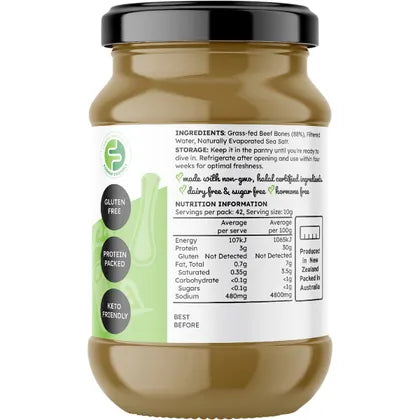 THE BROTH SISTERS Beef Bone Broth Concentrate Natural 420g