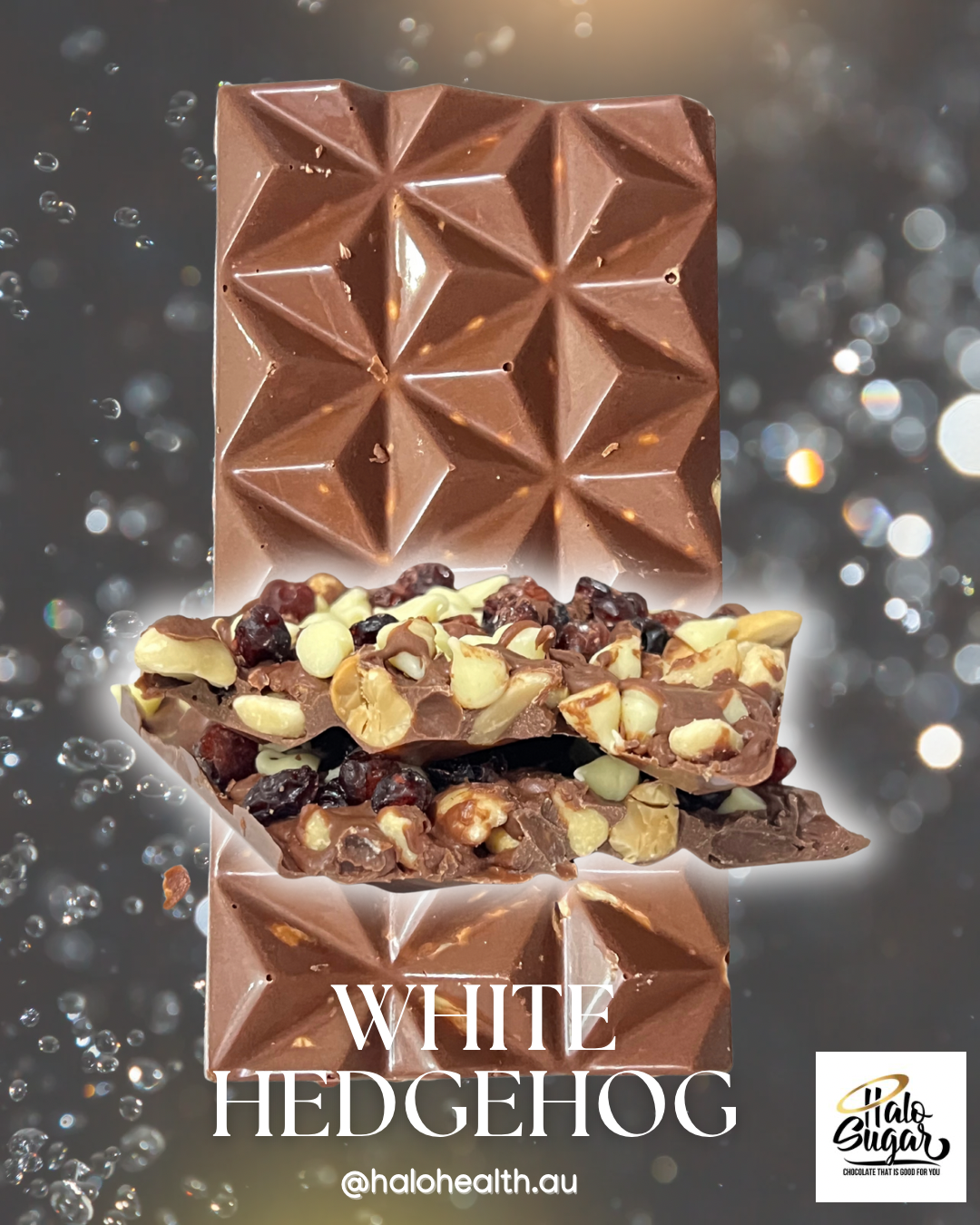 NEW Halo Sugar Keto Milk Chocolate - White Hedgehog