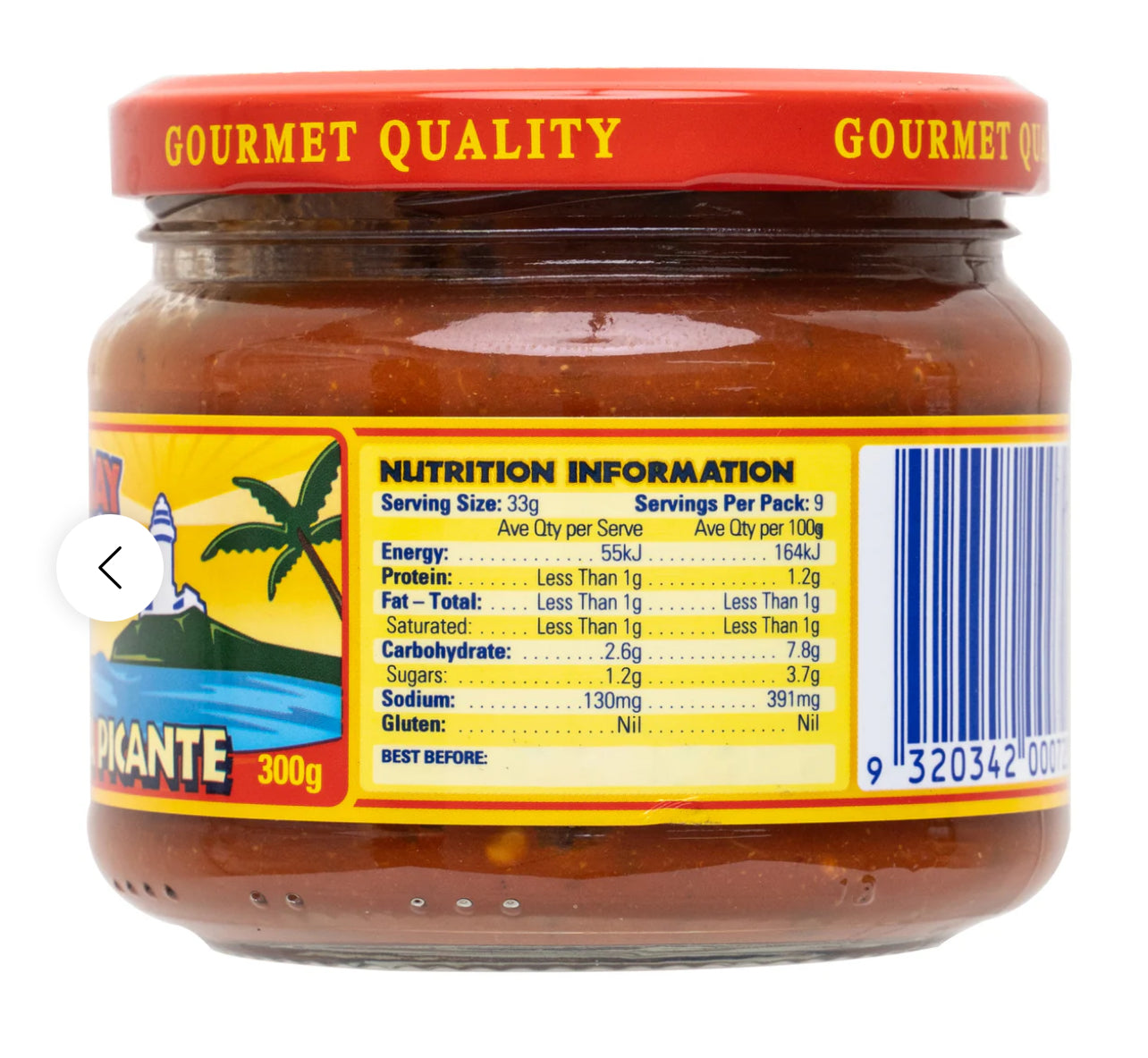 Byron Bay Chilli Spicy Salsa Picante 300g