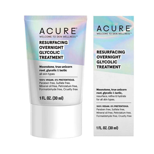 ACURE Resurfacing Overnight Glycolic Treatment 30ml