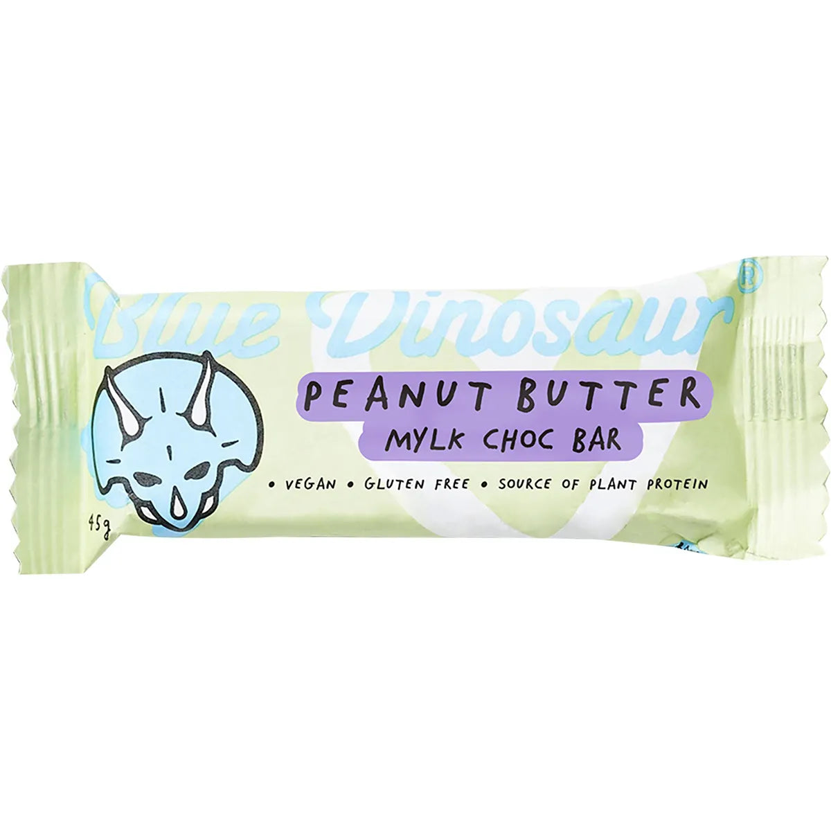 Blue Dinosaur Peanut Butter & Mylk Chocolate Vegan Protein Bar 45g