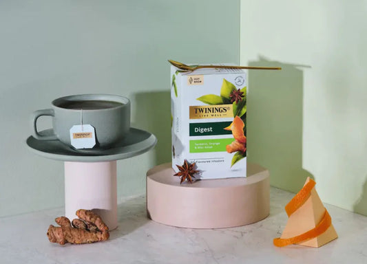 Twinings Live Well Digest Tea Turmeric, Orange & Star Anise 22 Tea Bags 44g