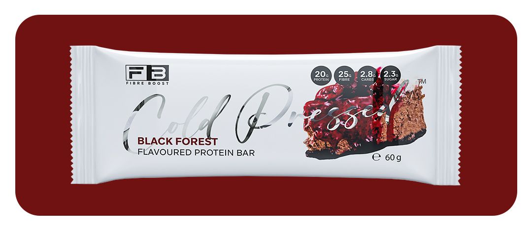 Fibre Boost Cold Pressed Protein Bar - Black Forest 60g