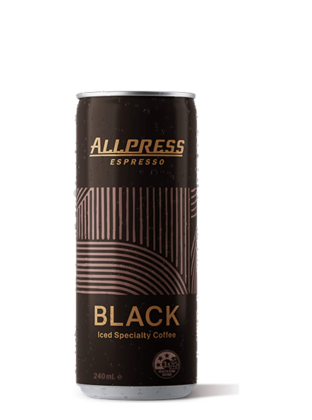 Allpress Espresso Coffee Can Iced Black - Iced Specialty Coffee 240ml