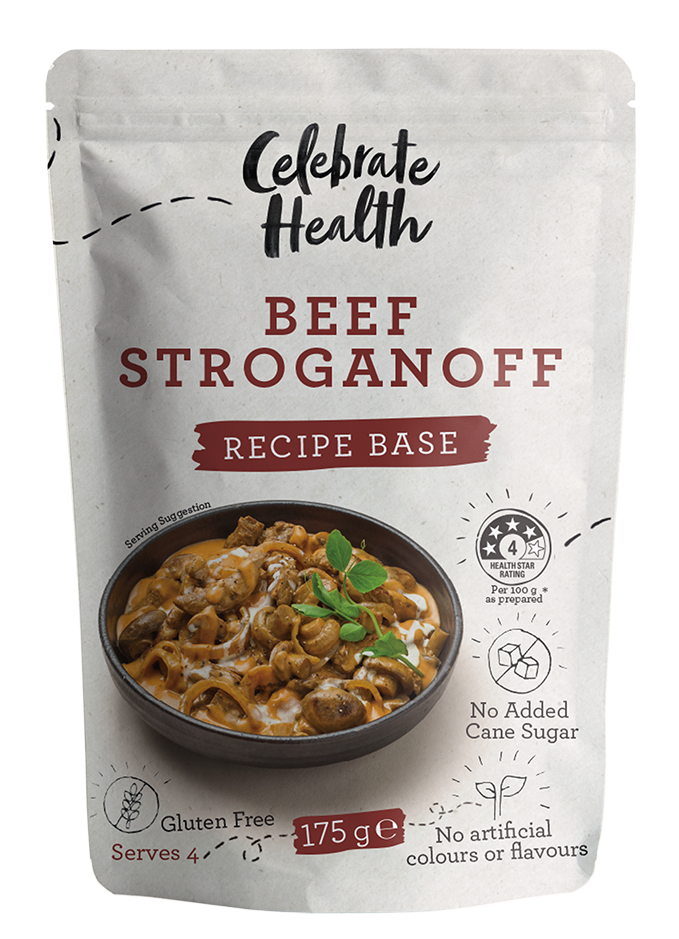 Celebrate Health - Beef Stroganoff Recipe Base 175g