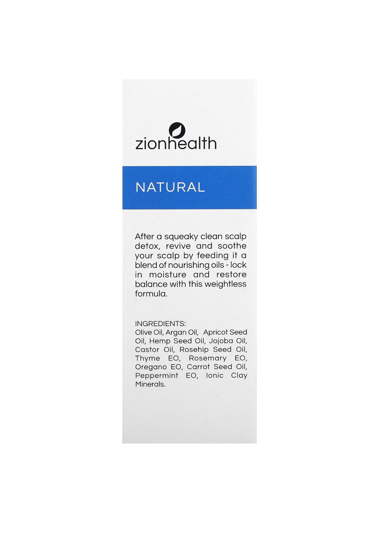 Zion Health Scalp Nutrition Serum 30ml