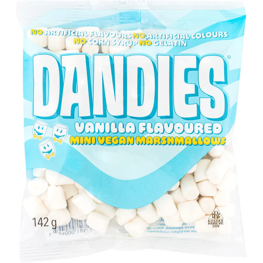 Dandies Vegan Vanilla Marshmallows Mini Size 142g