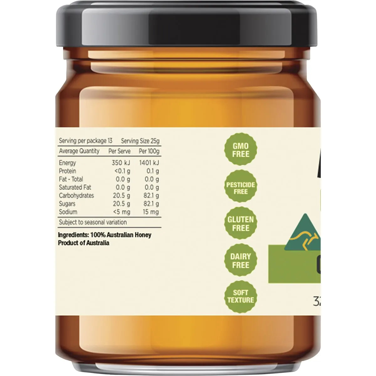Every Bit Organic Honey Certified Organic 325g