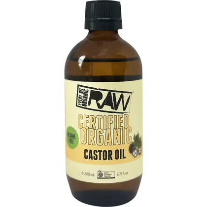Every Bit Organic Castor Oil - Amber Glass Bottle 200ml