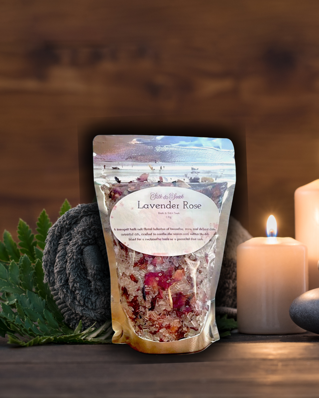Silk & Soak – Lavender Rose Bath & Foot Soak 150g