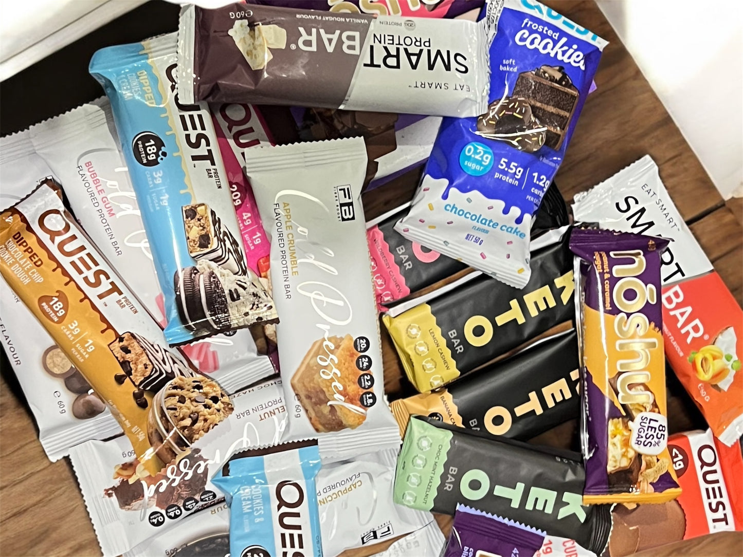 The Sugar Free Stack Box – 28 Low Carb Bars