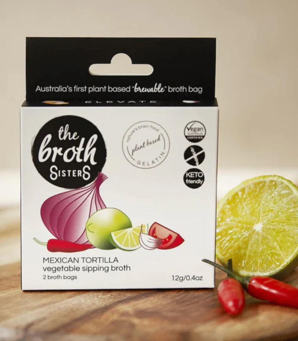 The Broth Sisters
Mexican Tortilla Instant Vegetable Broth - Plant Based