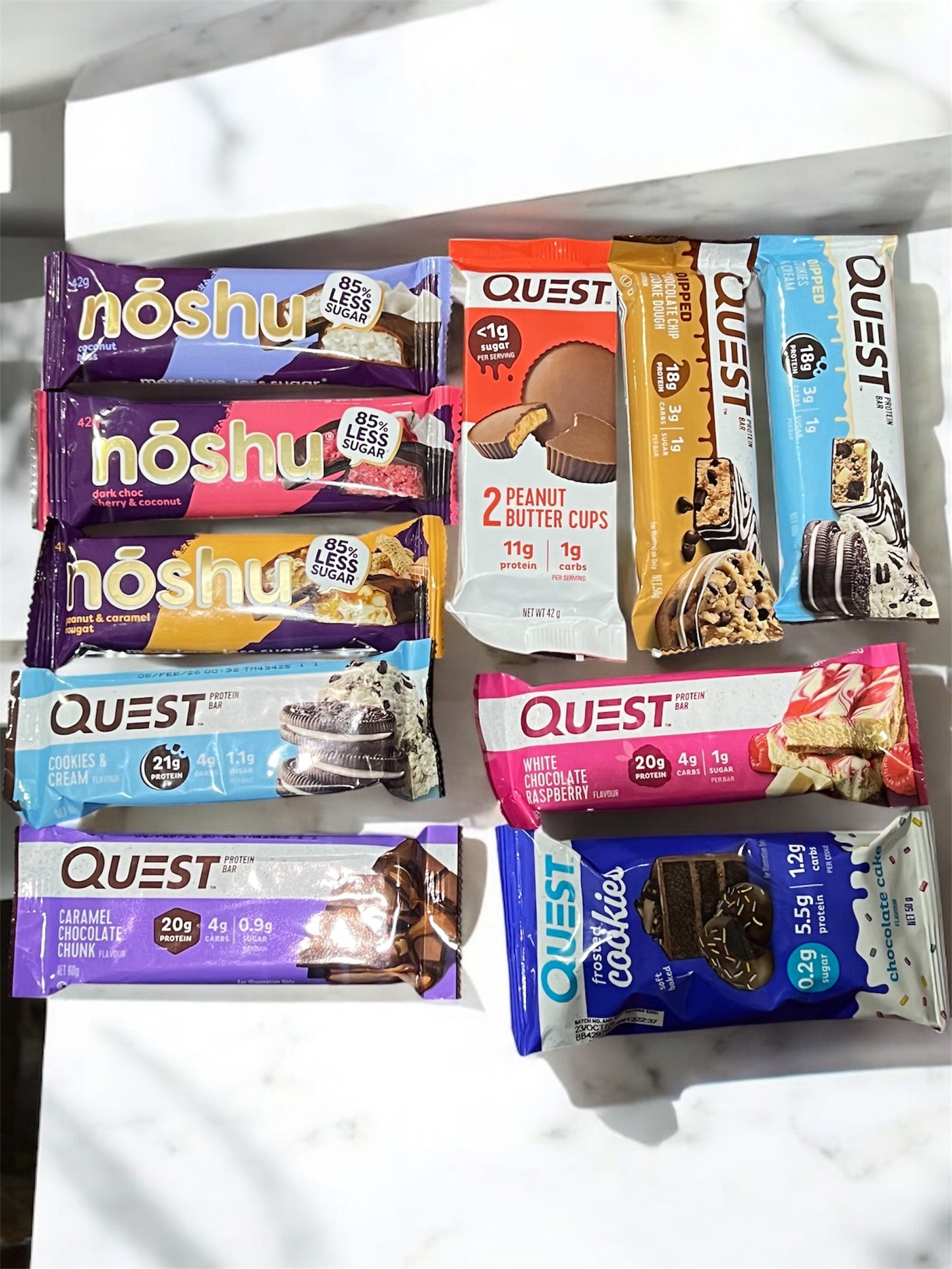 The Sugar Free Stack Box – 28 Low Carb Bars