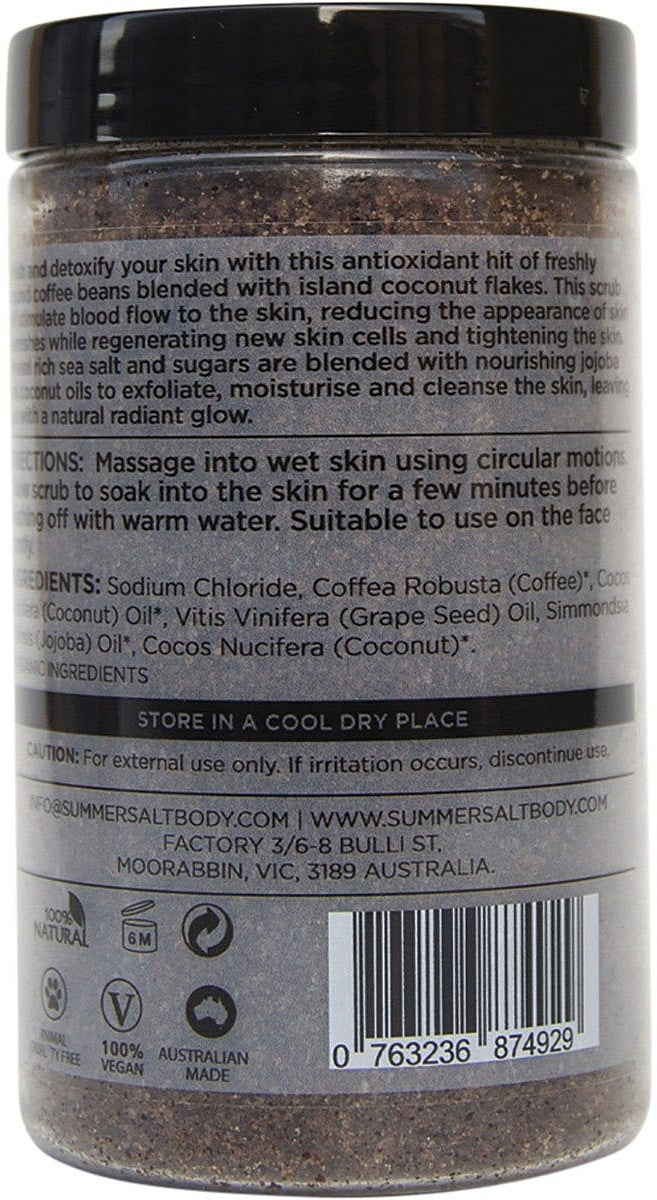 Summer Salt Body Salt Scrub Coffee 350g