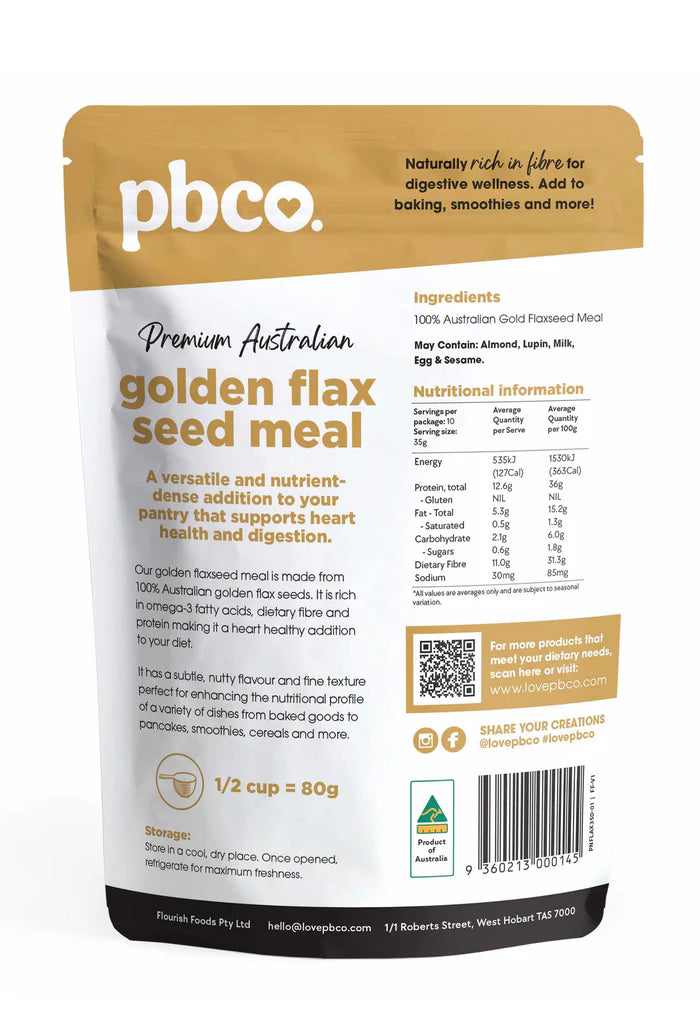 Australian Golden Flaxseed Meal - 350g