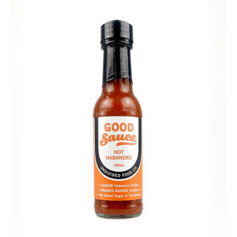 Undivided Food Co Good Sauce Hot Habanero 150ml