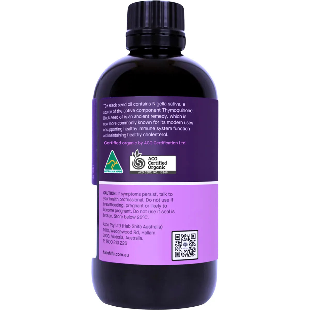 Hab Shifa TQ+ Organic Black Seed Oil 250ml