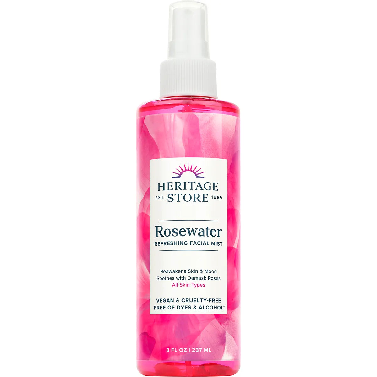 Heritage Store Rosewater Refreshing Facial Mist 237ml