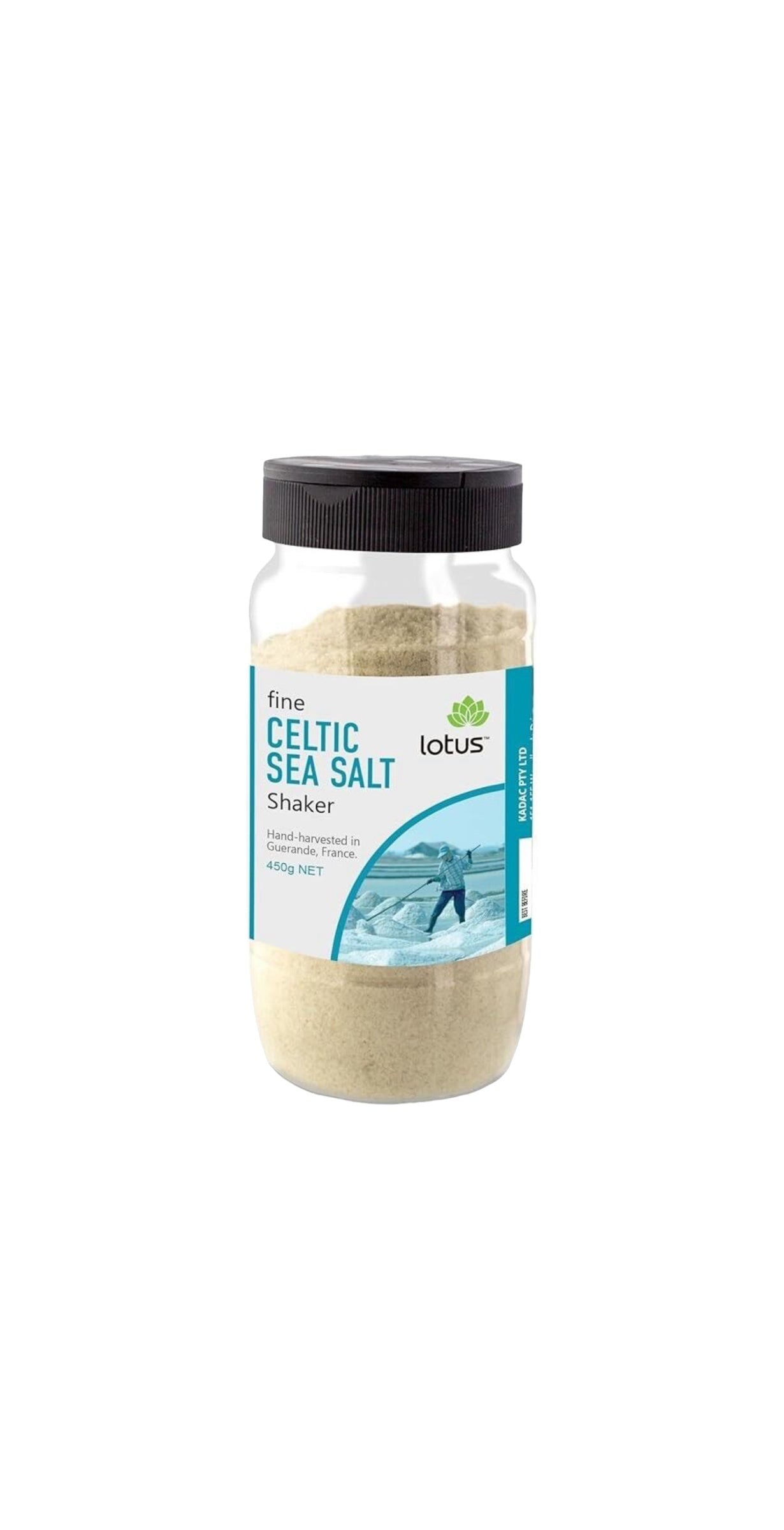 Lotus fine Sea Salt Celtic Shaker 450g