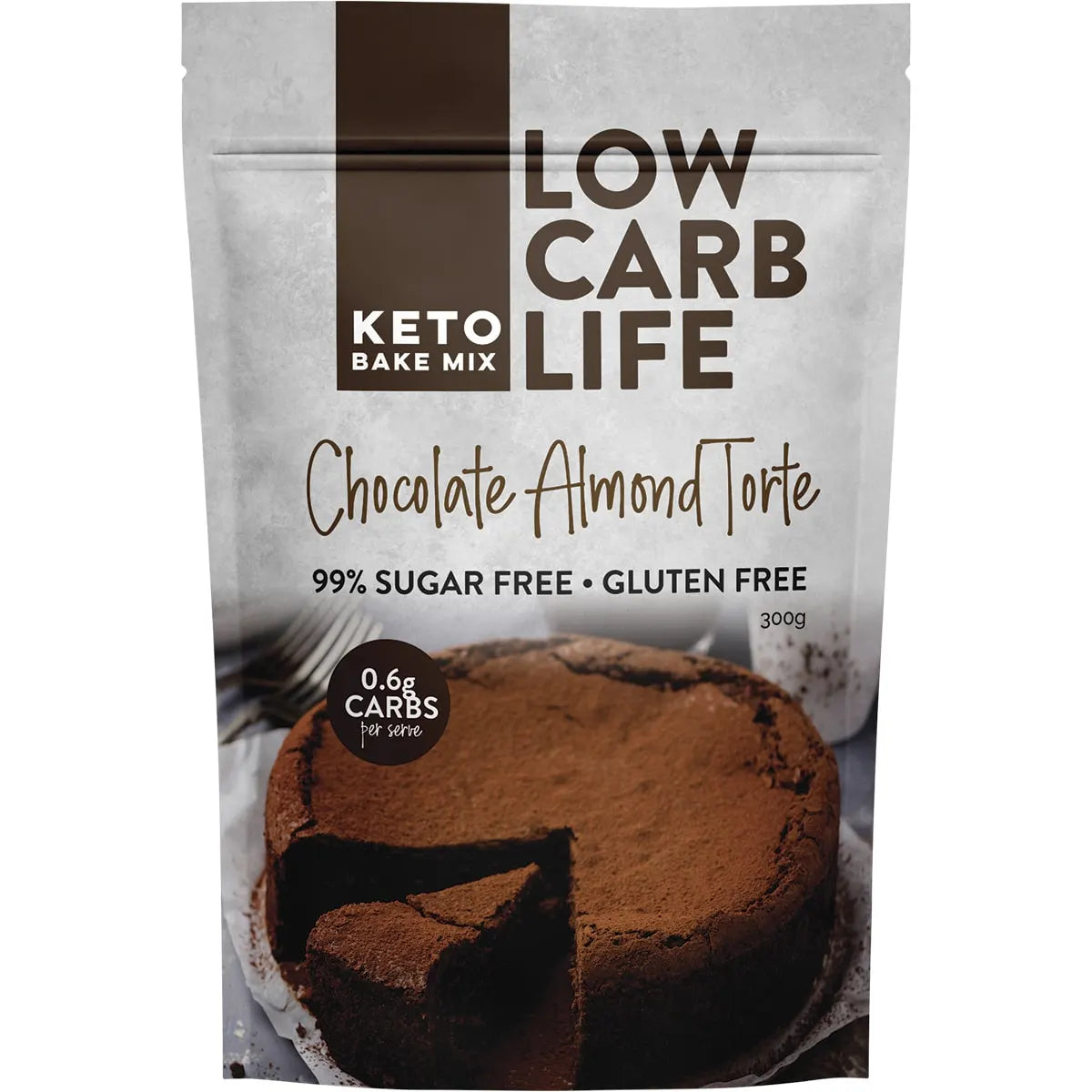 LOW CARB LIFE Chocolate Almond Torte Keto Bake Mix 300g