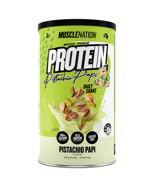 Muscle Nation Protein Powder Pistachio Papi 300g
