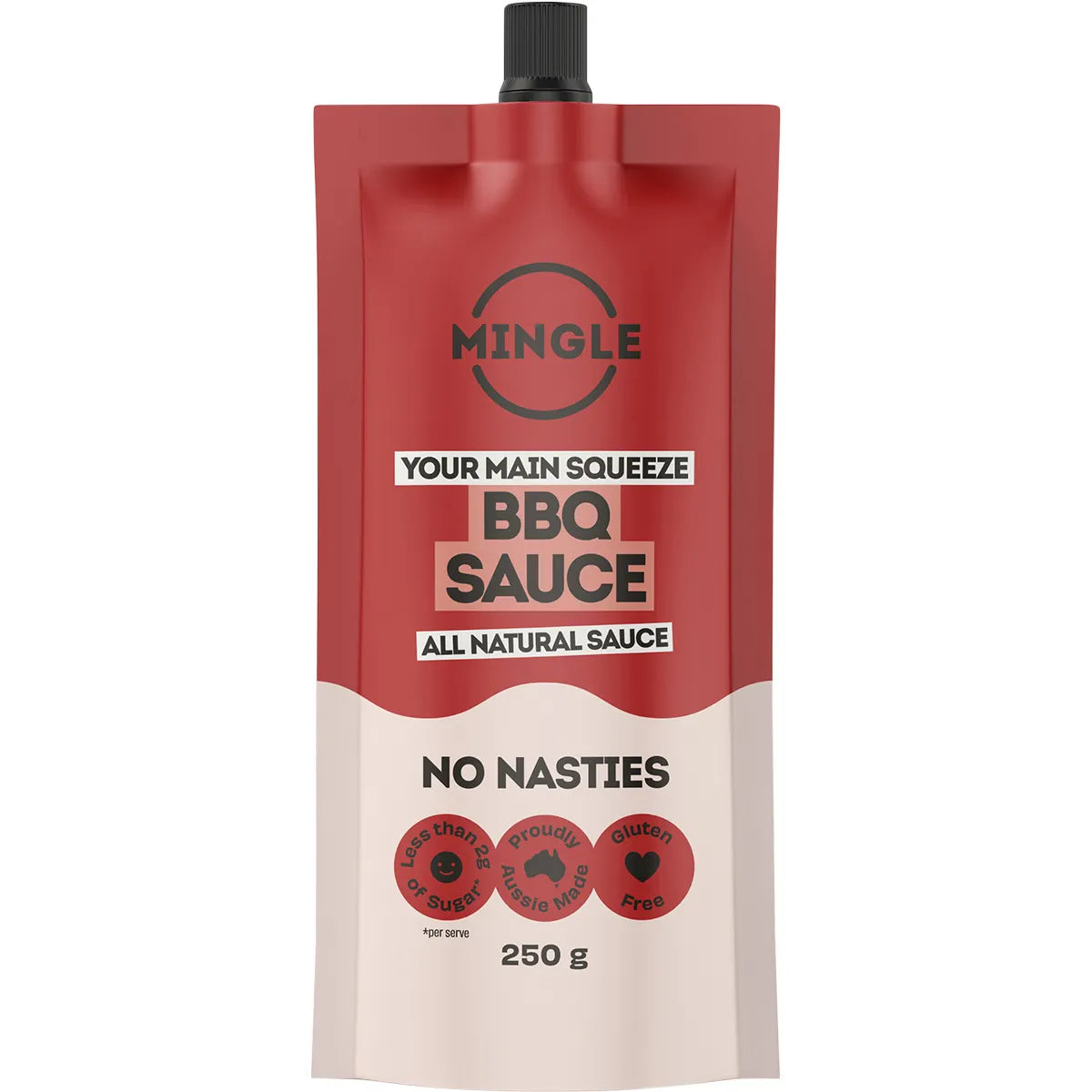 Mingle BBQ sauce pouch 250g