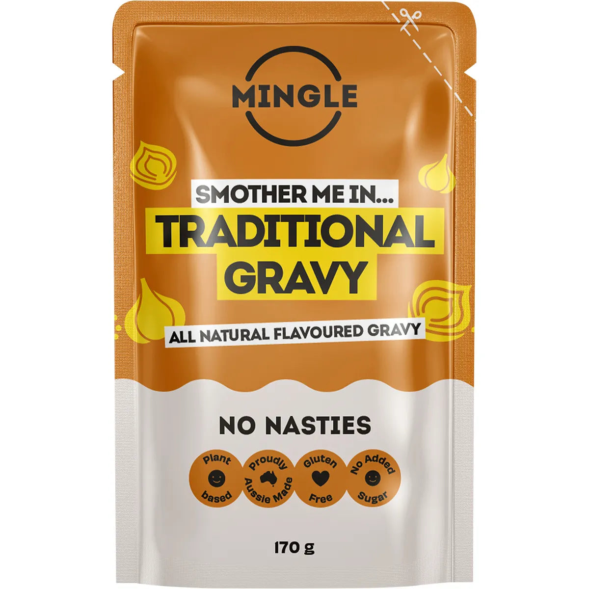 Mingle All Natural Flavoured Liquid Traditional Gravy 170g