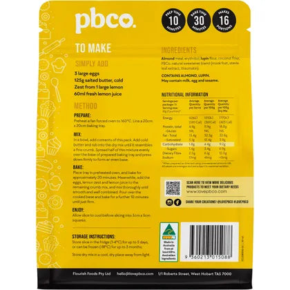 NEW PBCo Lemon Slice Low Carb 300g