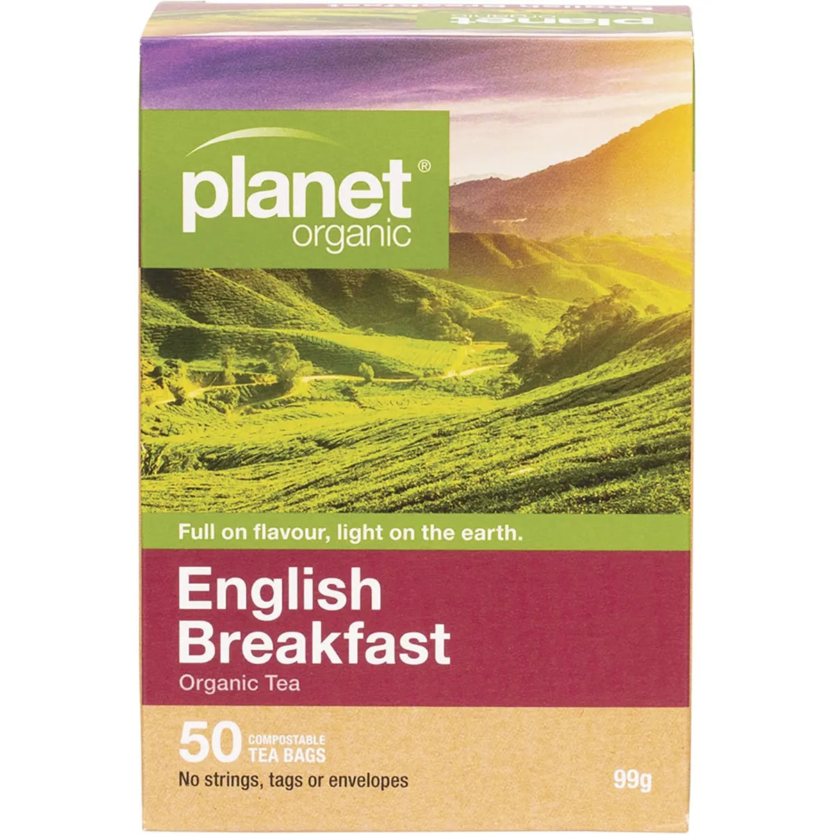 Planet Organic English Breakfast Herbal Tea Bags 50pk