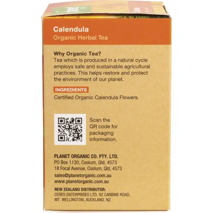Planet Organic Calendula Herbal Tea Bags 25pk