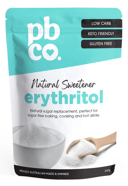 PBCo Erythritol Natural Sweetener 600g
