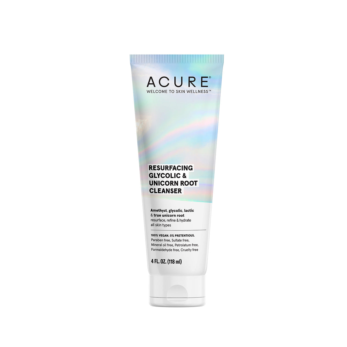 ACURE Resurfacing Glycolic & Unicorn Root Cleanser 118ml
