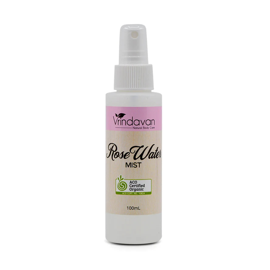 VRINDAVAN Certified Organic Rose Water Mist 100ml