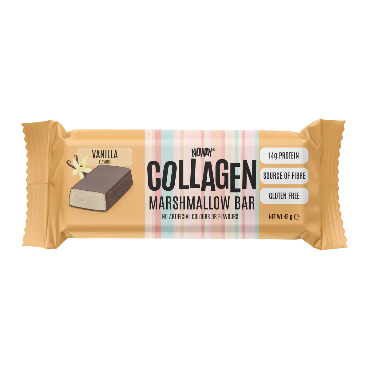 NOWAY Collagen Marshmallow Bar - Vanilla 45g