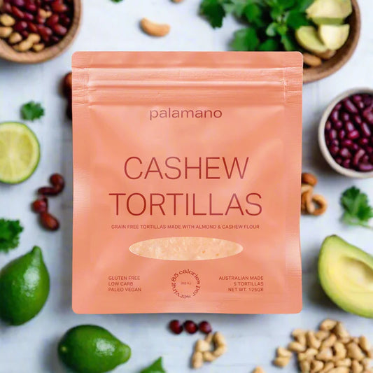Palamano Cashew Tortillas Gluten Free Low Carb 5pack 125g