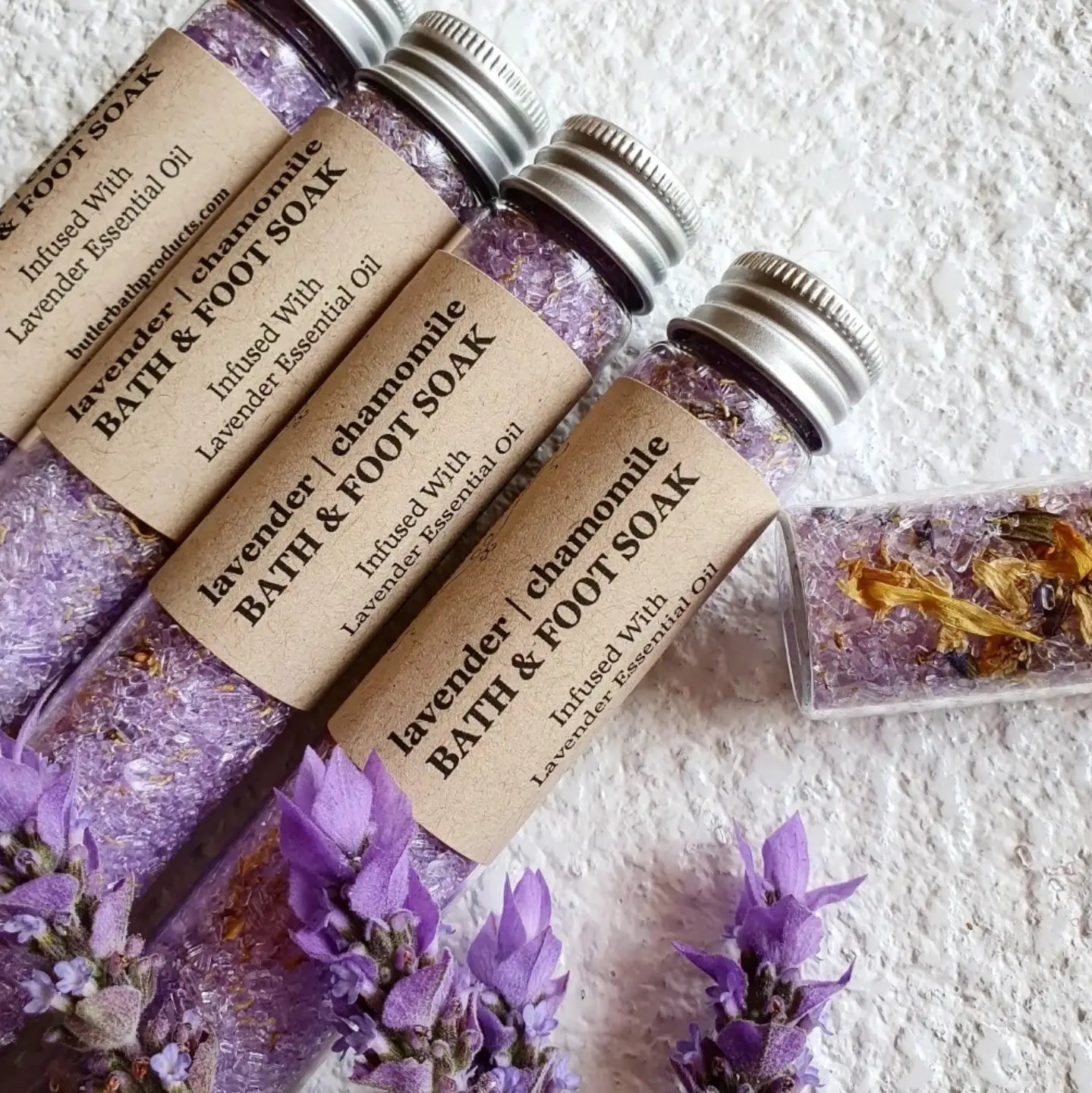 Lavender Chamomile Bath & Foot Soak Tube 50g