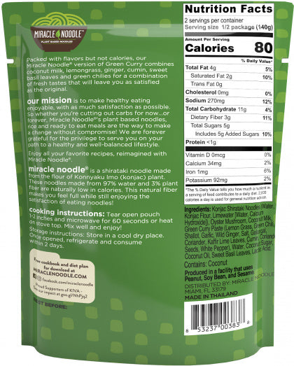 Miracle Noodle Green Curry 280g