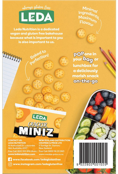 Leda Cracker Miniz Cheeze Multi 6 Pack (25g each pack) 150g