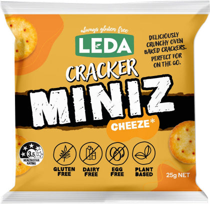 Leda Cracker Miniz Cheeze Multi 6 Pack (25g each pack) 150g