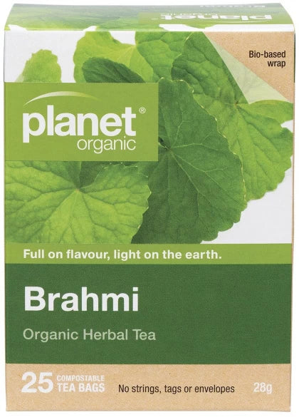 Planet Organic Brahmi Herbal Tea Bags 25pk